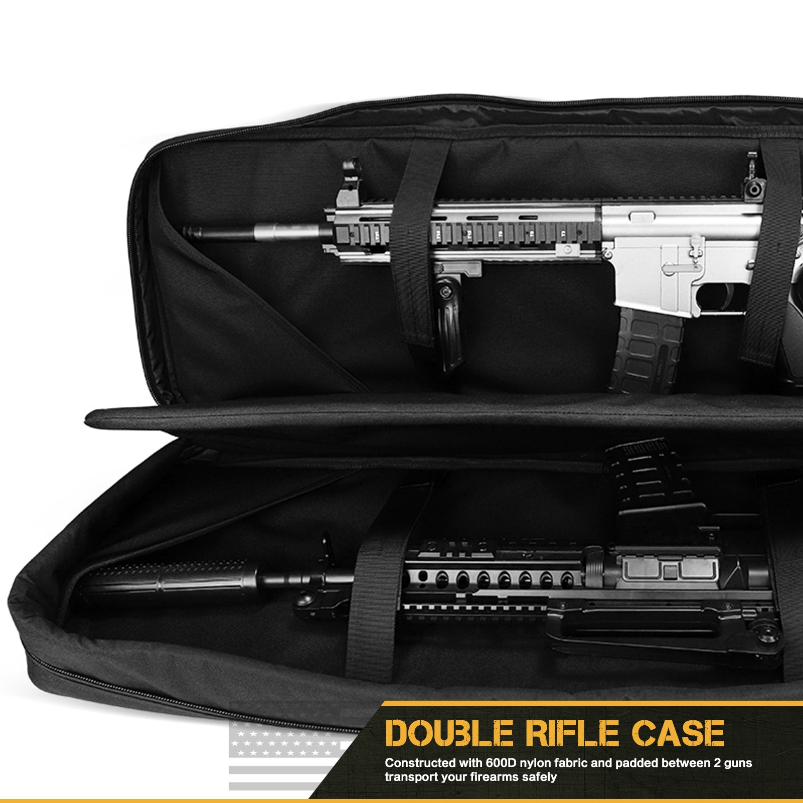 Double Tactical Double 42‘ Rifle Gun Case Backpack