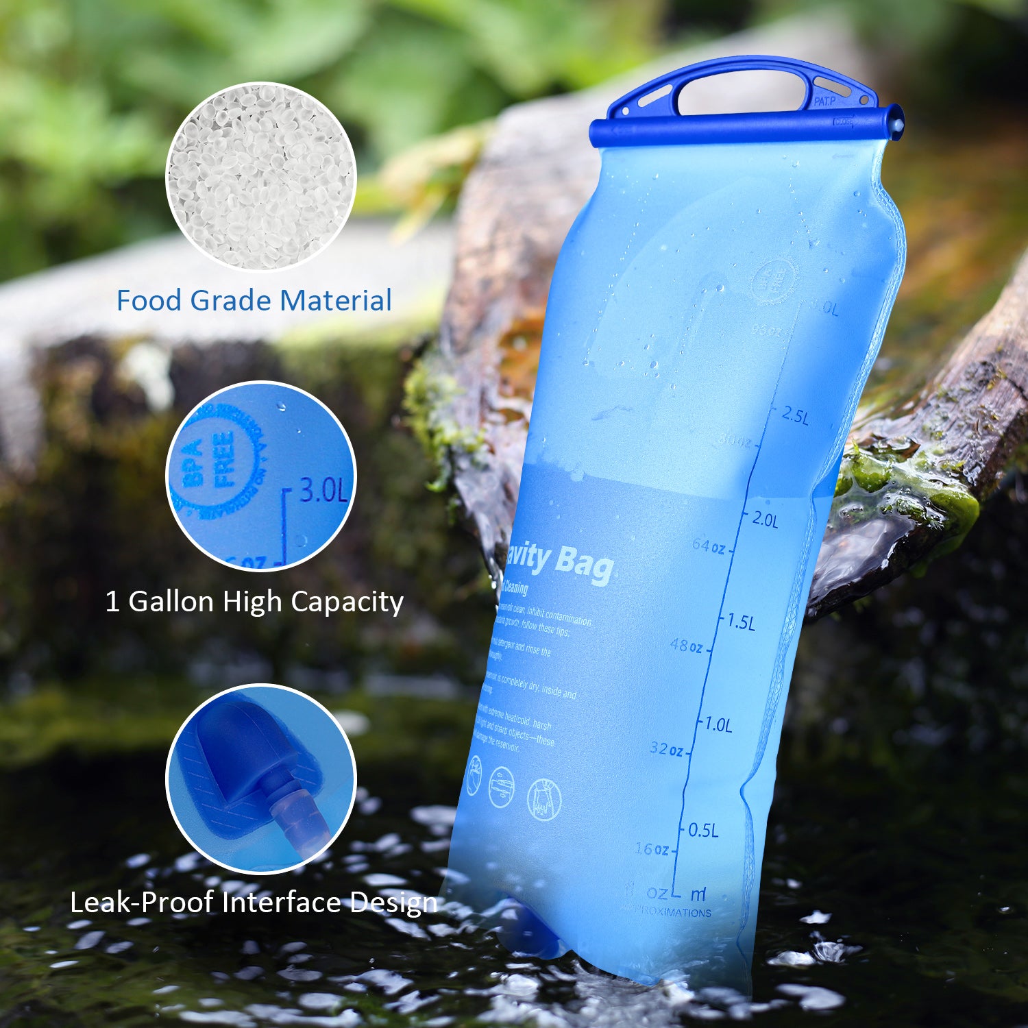Gravity Water Filter System 3.0L