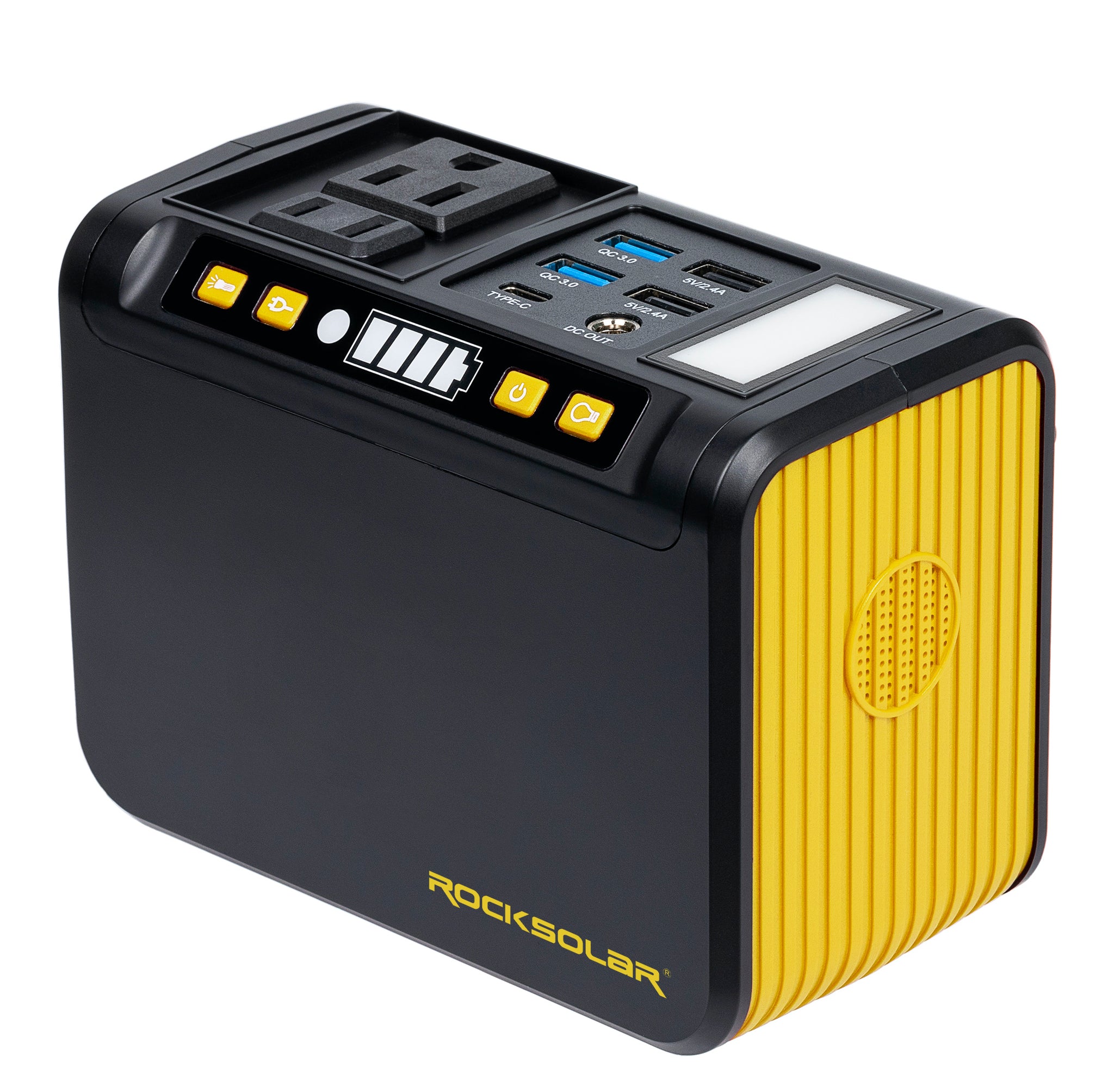 ROCKSOLAR Weekender 80W Portable Power Station - Lithium Battery and Solar Generator