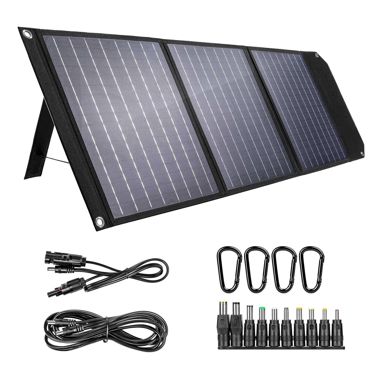 ROCKSOLAR 60W 12V Foldable Solar Panel Portable USB Solar Battery Charger