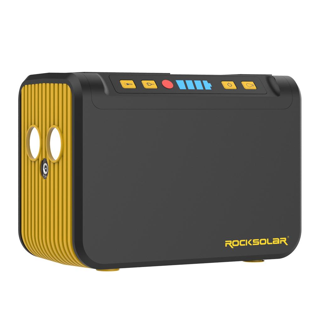 ROCKSOLAR Weekender 80W Portable Power Station - Lithium Battery and Solar Generator